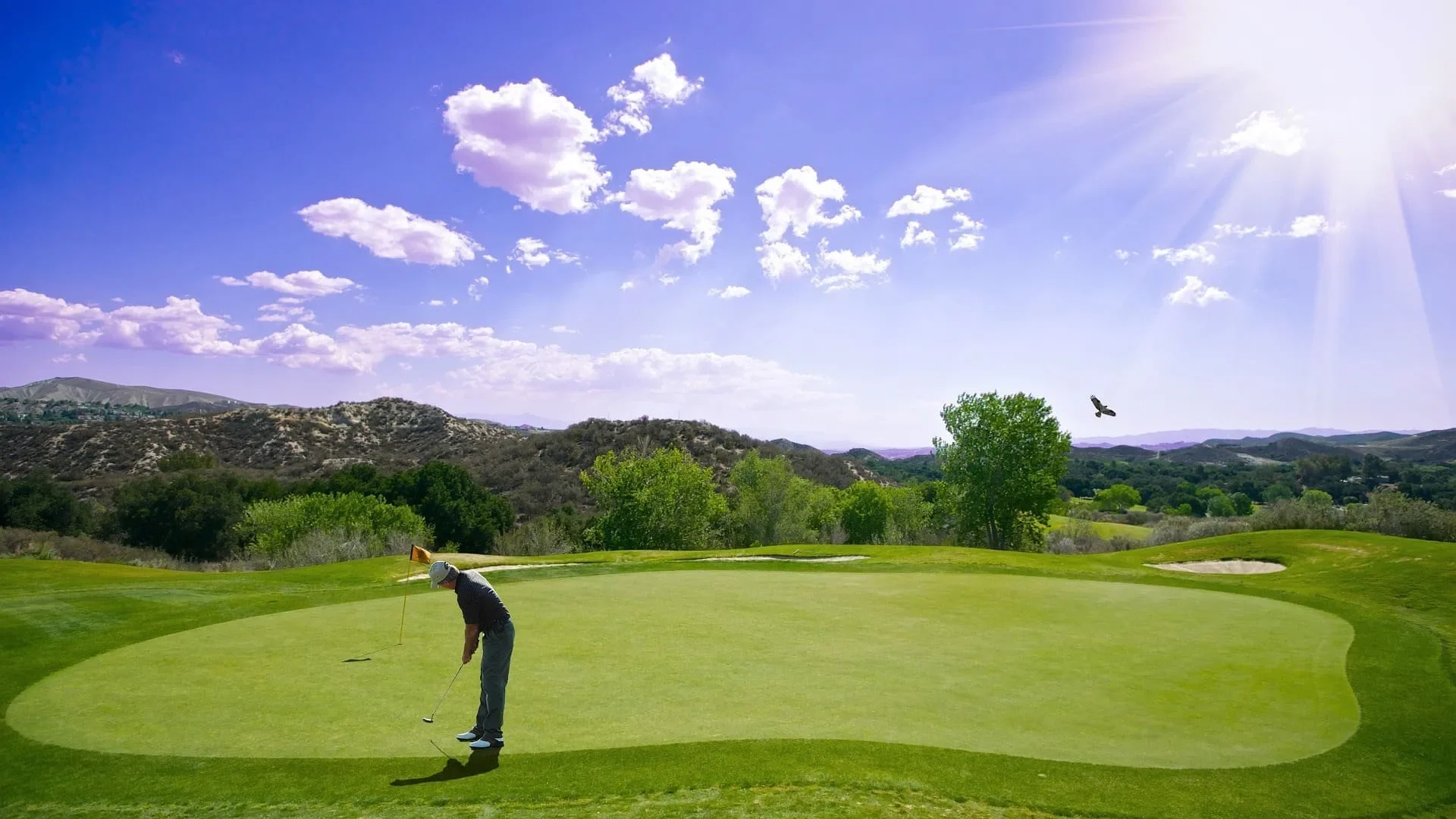 golf plein soleil