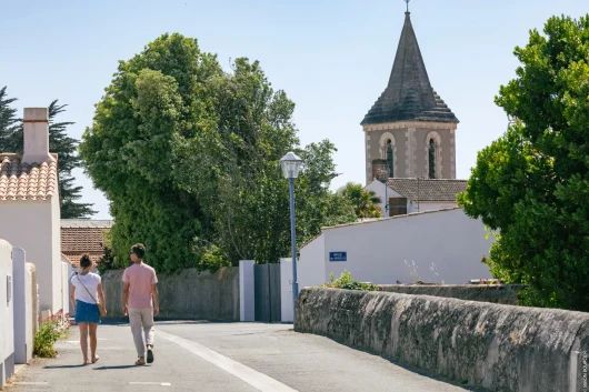balade dans le bourg de l'Epine à Noirmoutier